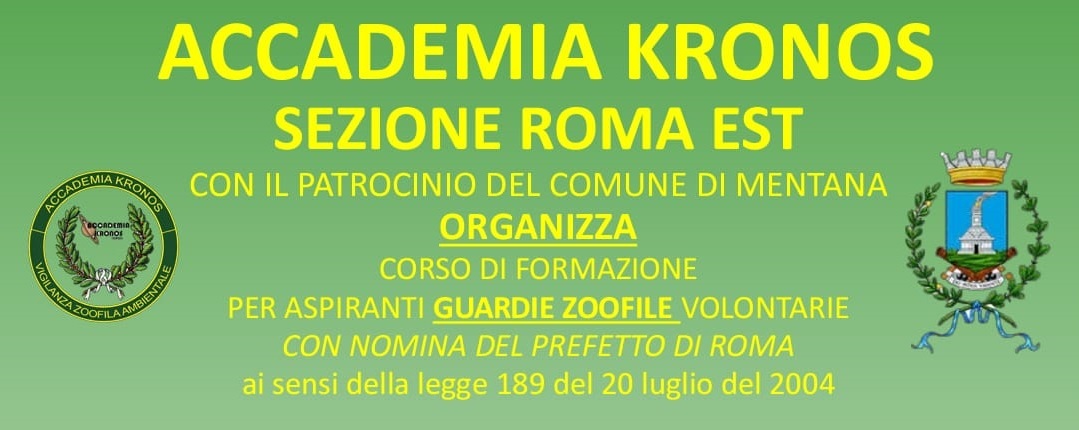 Corso di formazione per aspiranti guardie zoofile volontarie