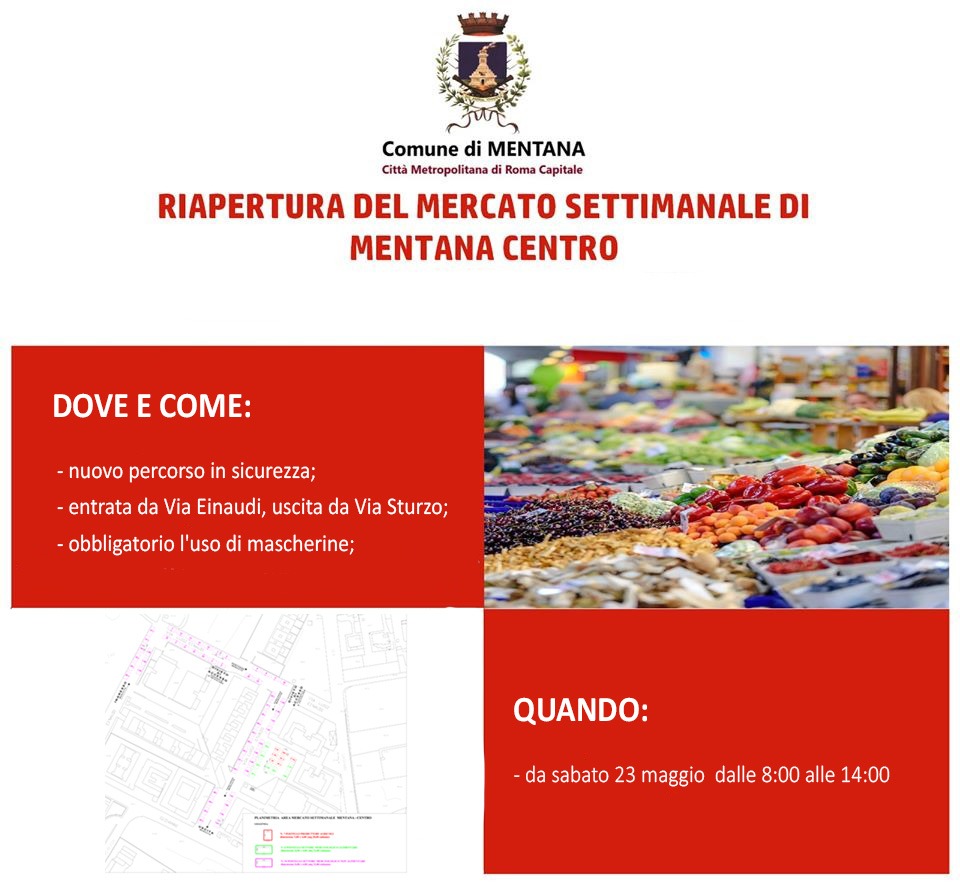 Riapertura del mercato settimanale