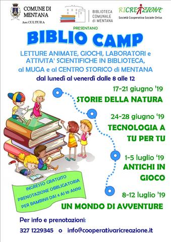 Biblio Camp - attività integrative, didattiche e ludiche